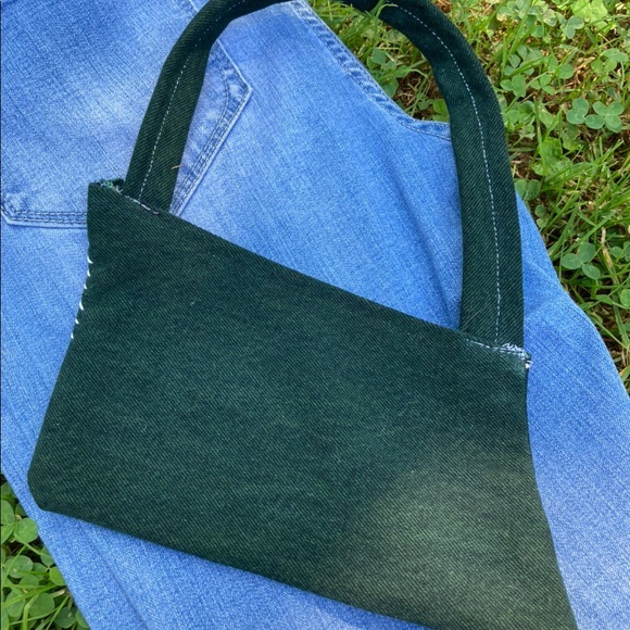 HANDMADE DENIM PURSE - Picture 2 of 4